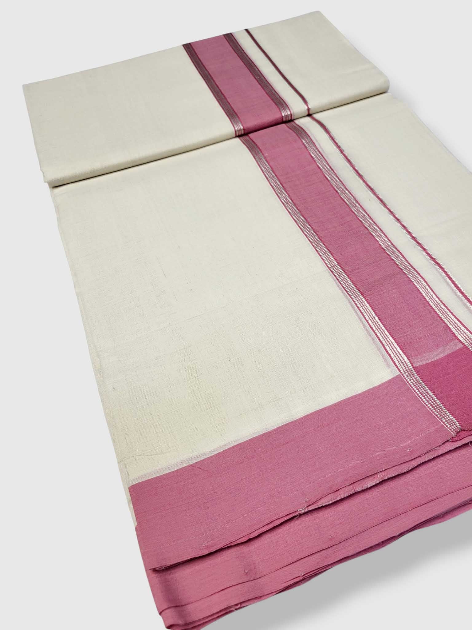 Kerala Premium Balaramapuram Handloom Dhoti/Mundu for Men