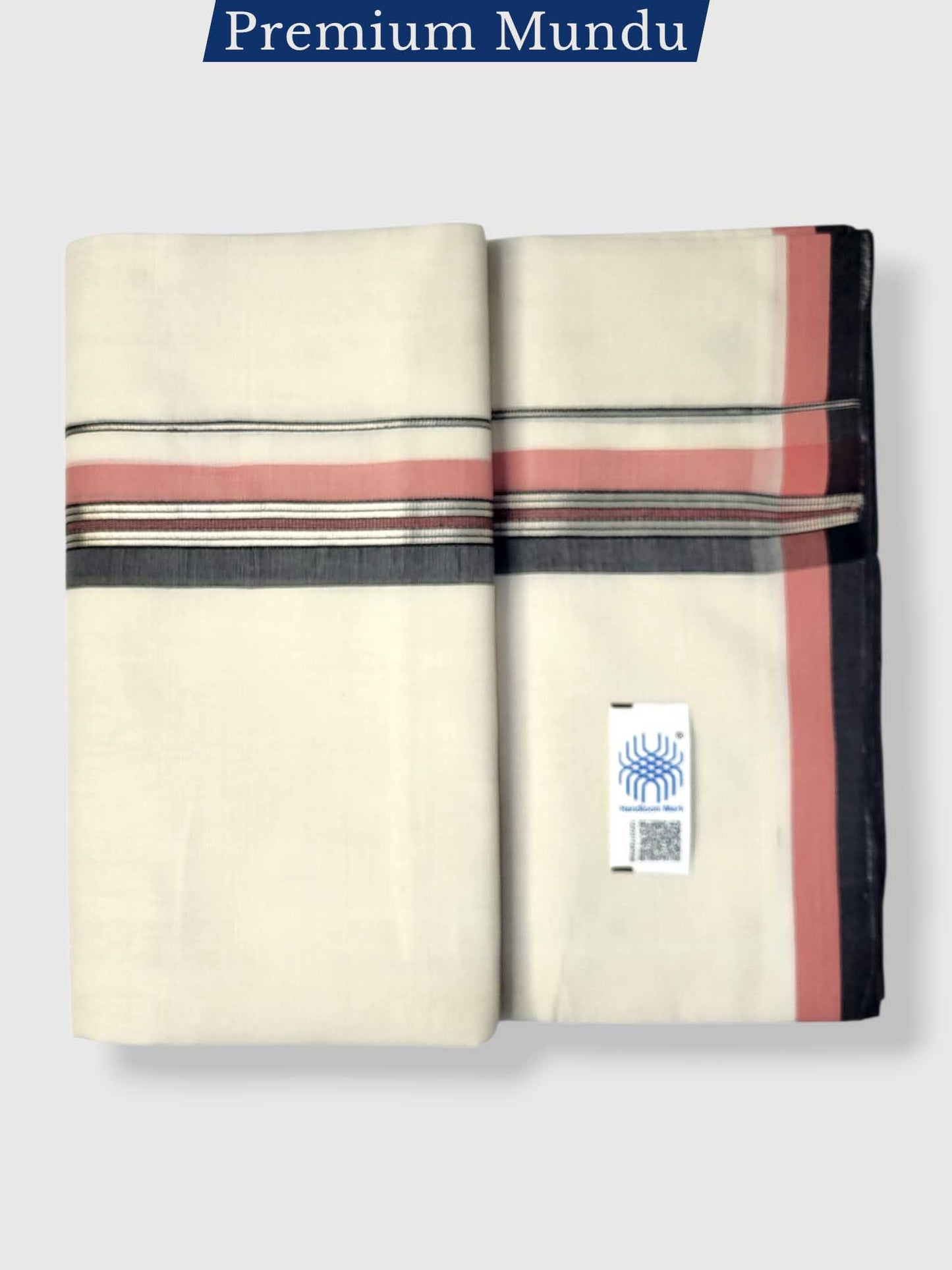 Kerala Premium Balaramapuram Handloom Dhoti/Mundu for Men