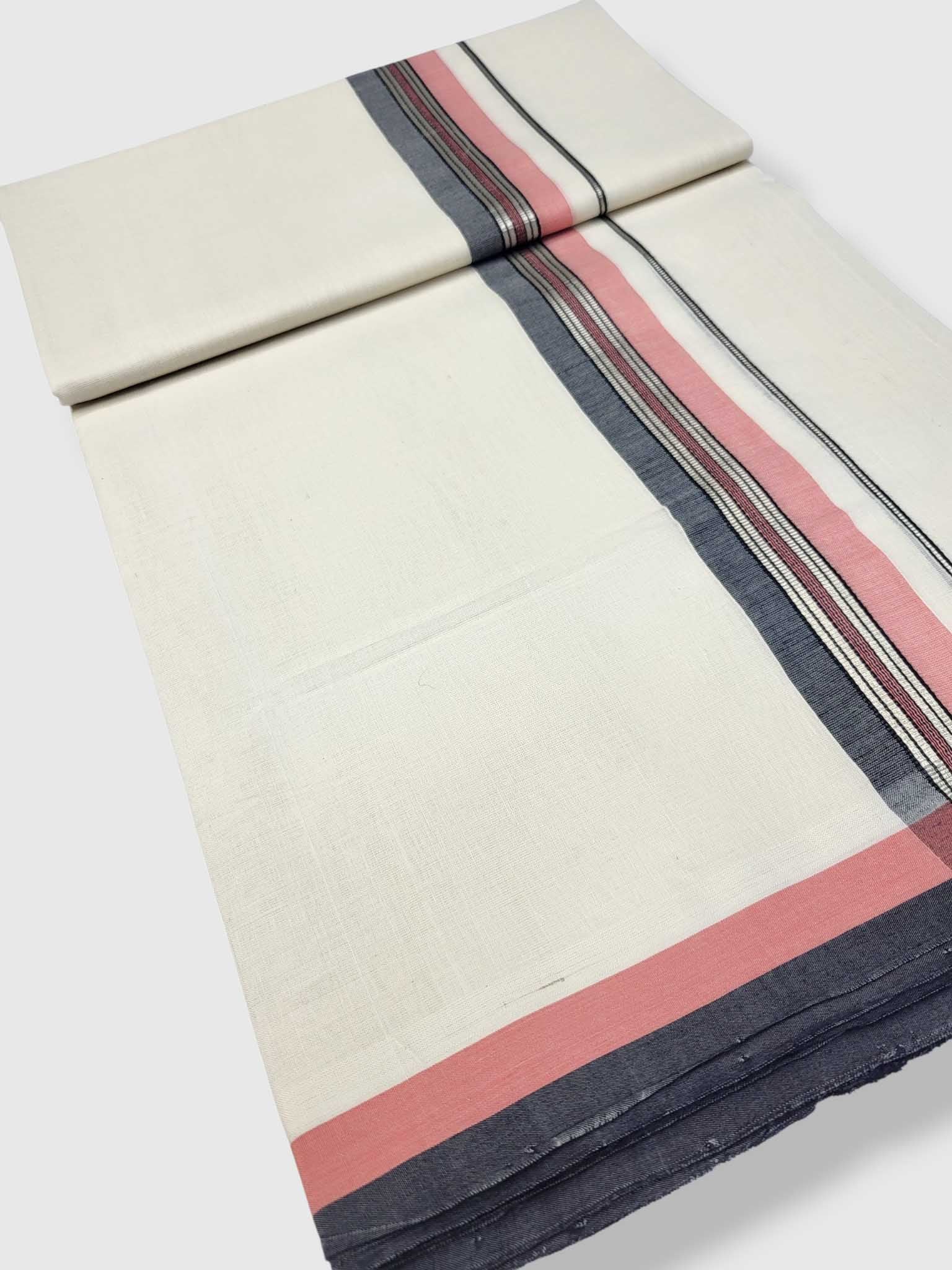 Kerala Premium Balaramapuram Handloom Dhoti/Mundu for Men