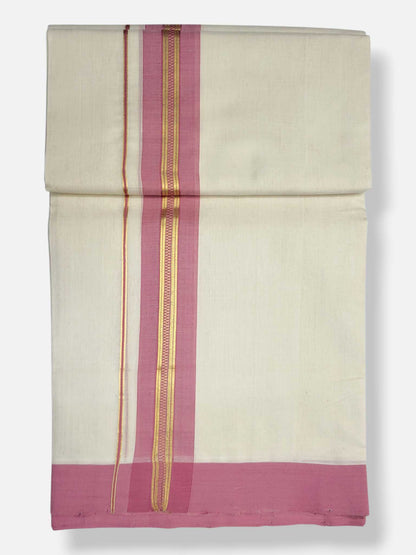Kerala Premium Balaramapuram Handloom Dhoti/Mundu for Men