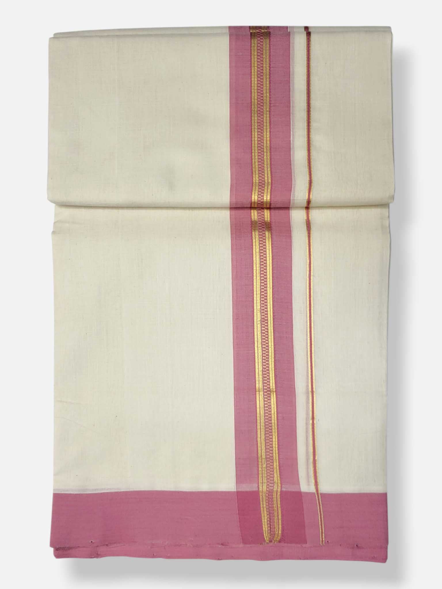 Kerala Premium Balaramapuram Handloom Dhoti/Mundu for Men