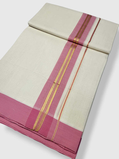 Kerala Premium Balaramapuram Handloom Dhoti/Mundu for Men