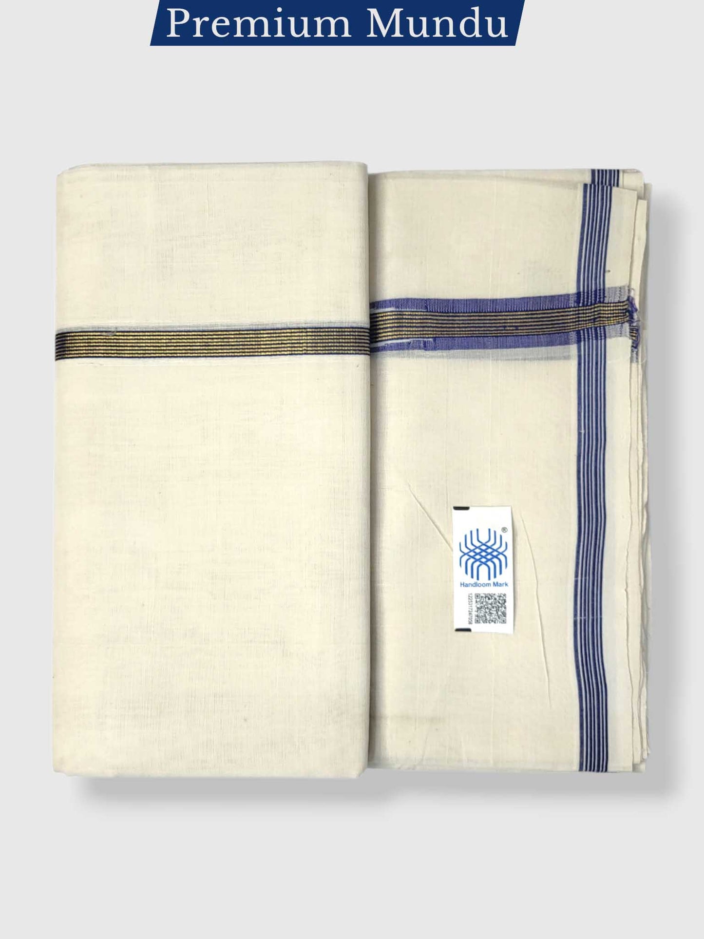 Kerala Premium Balaramapuram Handloom Dhoti/Mundu for Men