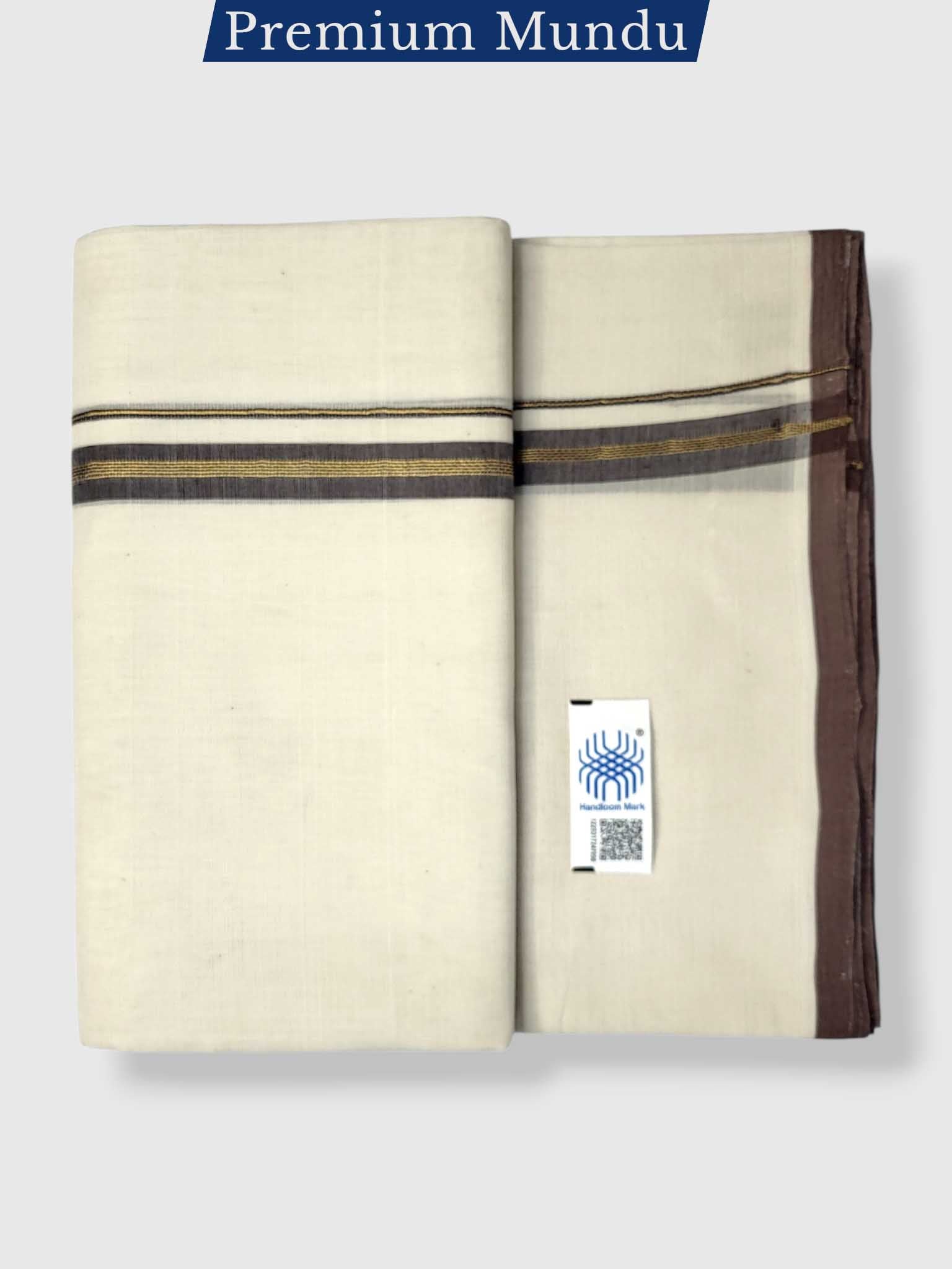 Kerala Premium Balaramapuram Handloom Dhoti/Mundu for Men