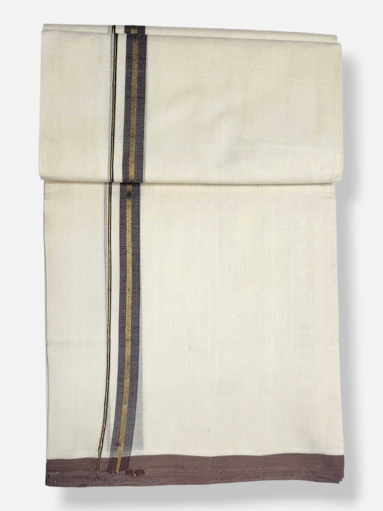 Kerala Premium Balaramapuram Handloom Dhoti/Mundu for Men
