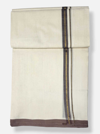 Kerala Premium Balaramapuram Handloom Dhoti/Mundu for Men