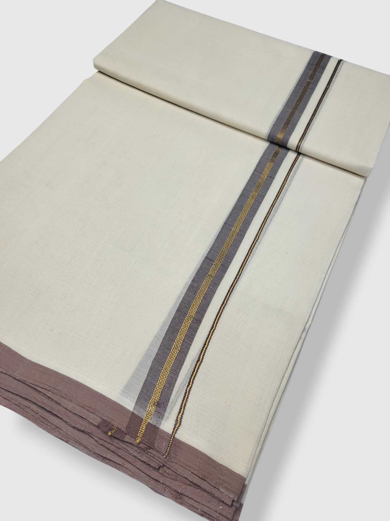 Kerala Premium Balaramapuram Handloom Dhoti/Mundu for Men