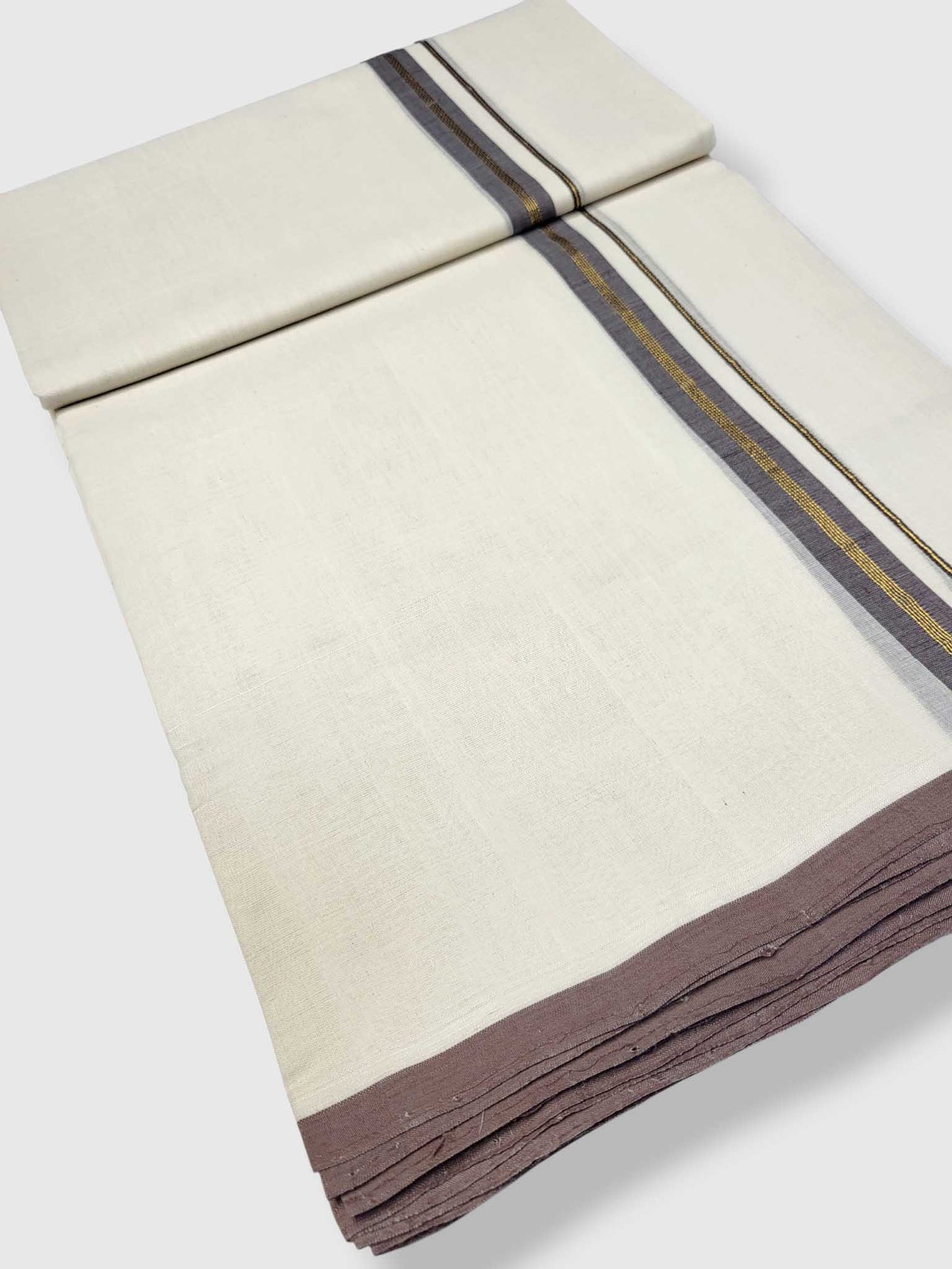 Kerala Premium Balaramapuram Handloom Dhoti/Mundu for Men