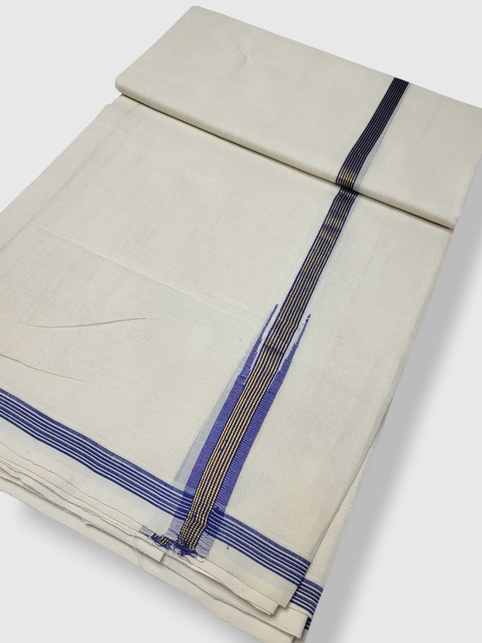 Kerala Premium Balaramapuram Handloom Dhoti/Mundu for Men