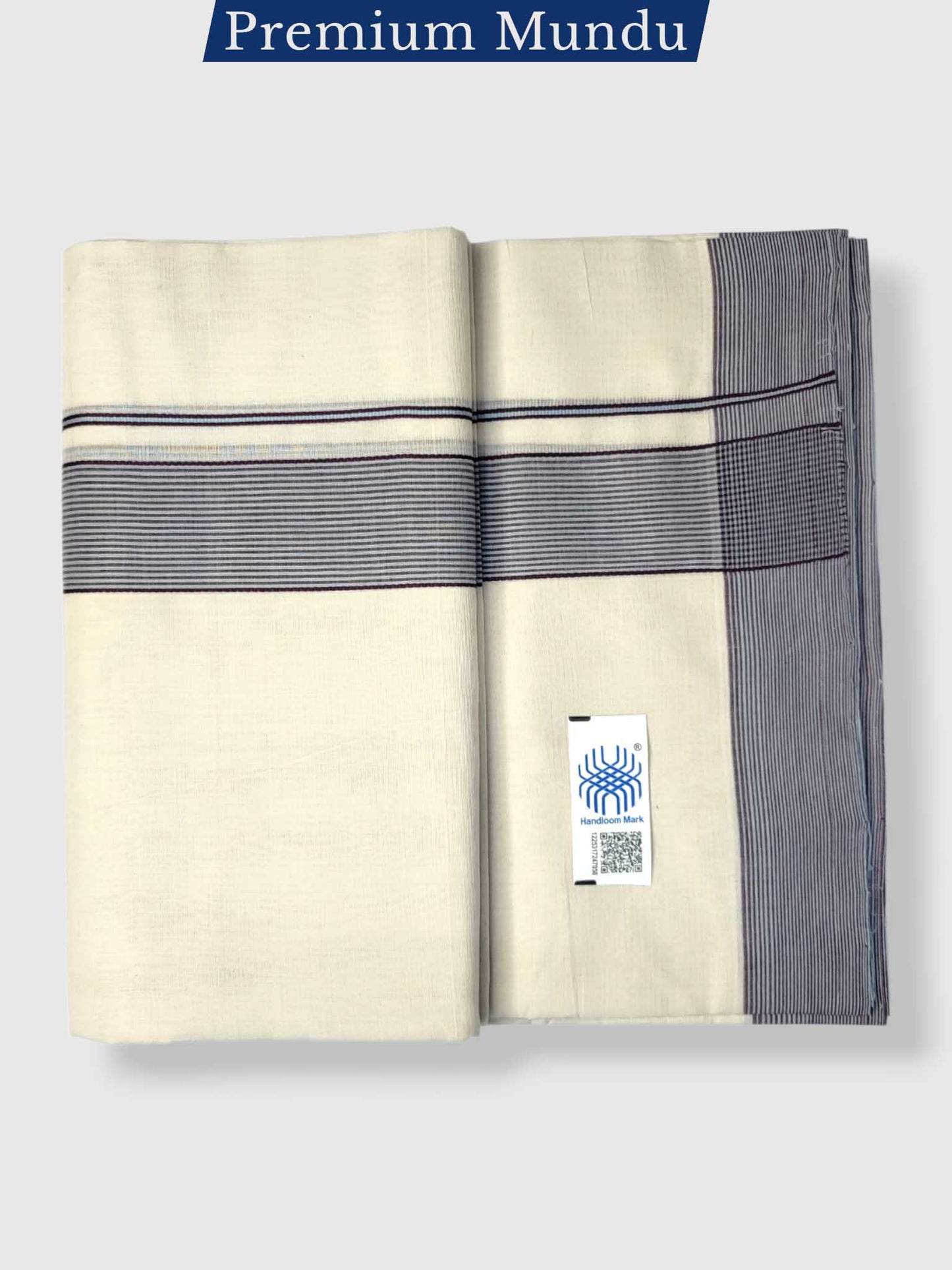 Kerala Premium Balaramapuram Handloom Dhoti/Mundu for Men