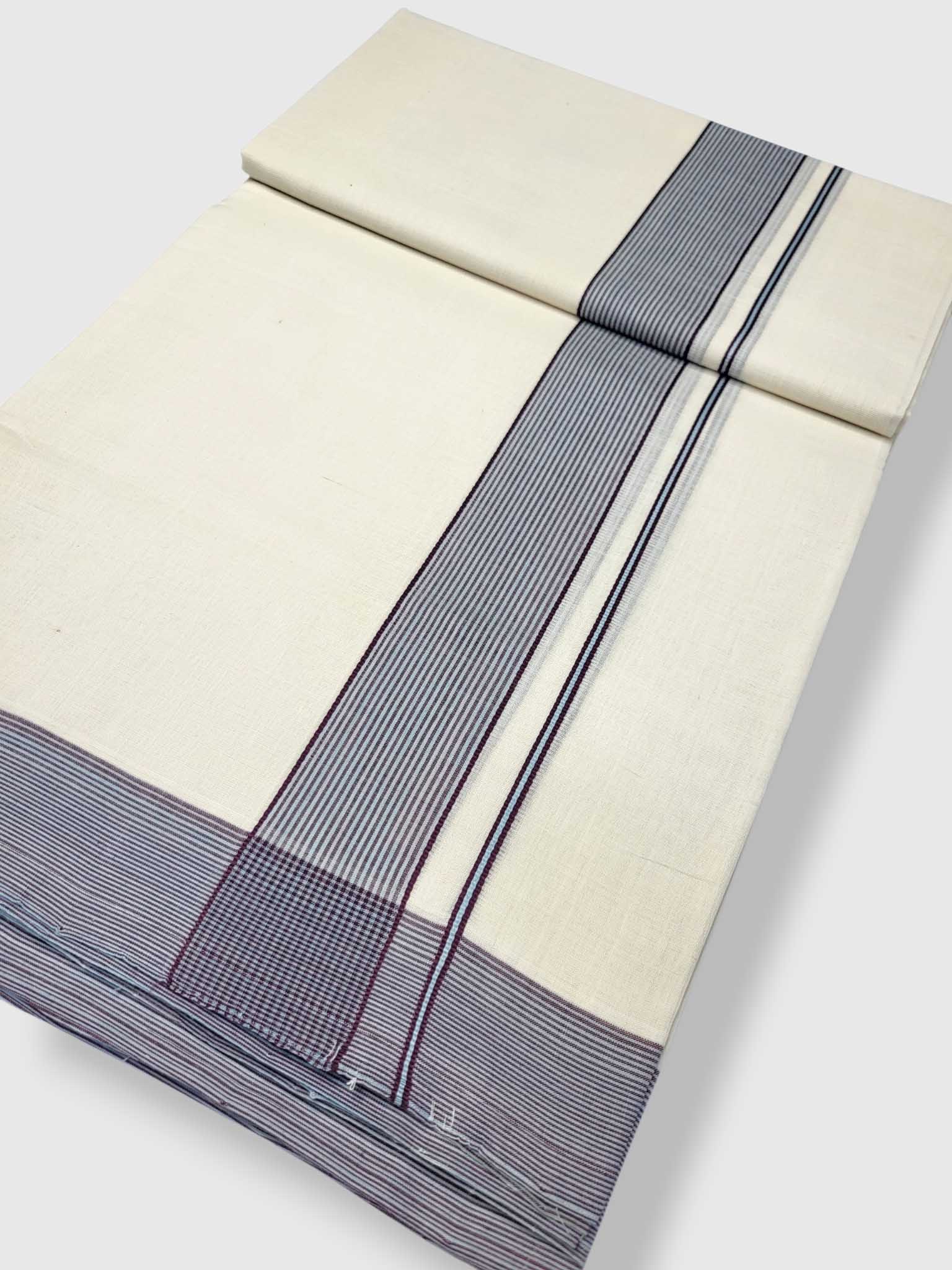 Kerala Premium Balaramapuram Handloom Dhoti/Mundu for Men