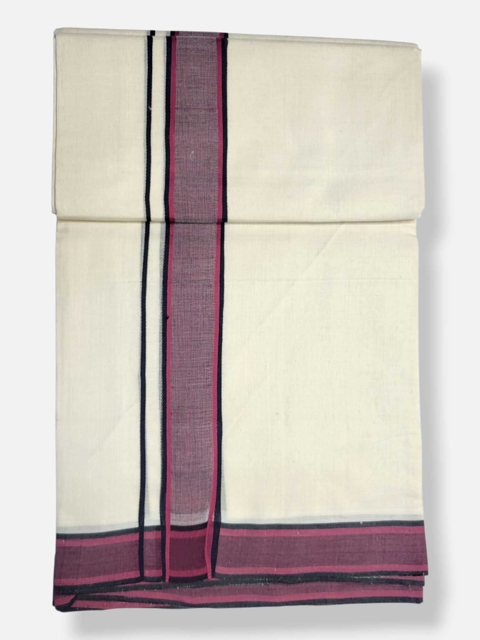 Kerala Premium Balaramapuram Handloom Dhoti/Mundu for Men
