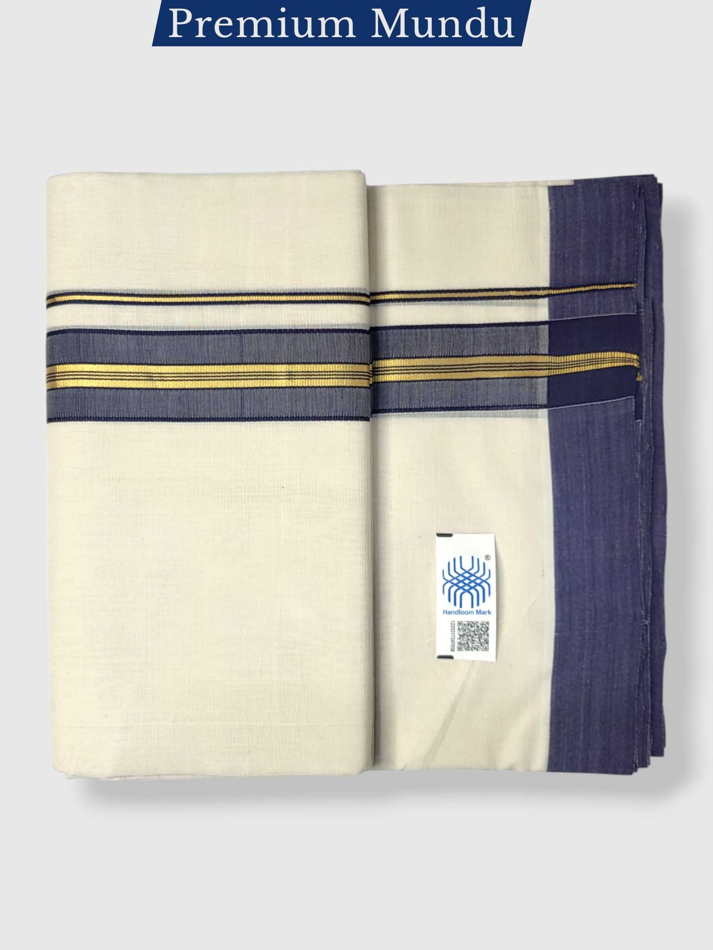 Kerala Premium Balaramapuram Handloom Dhoti/Mundu for Men