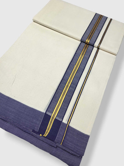 Kerala Premium Balaramapuram Handloom Dhoti/Mundu for Men