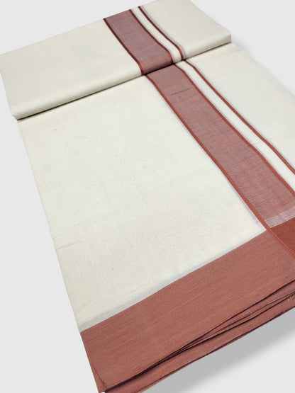 Kerala Premium Balaramapuram Handloom Dhoti/Mundu for Men