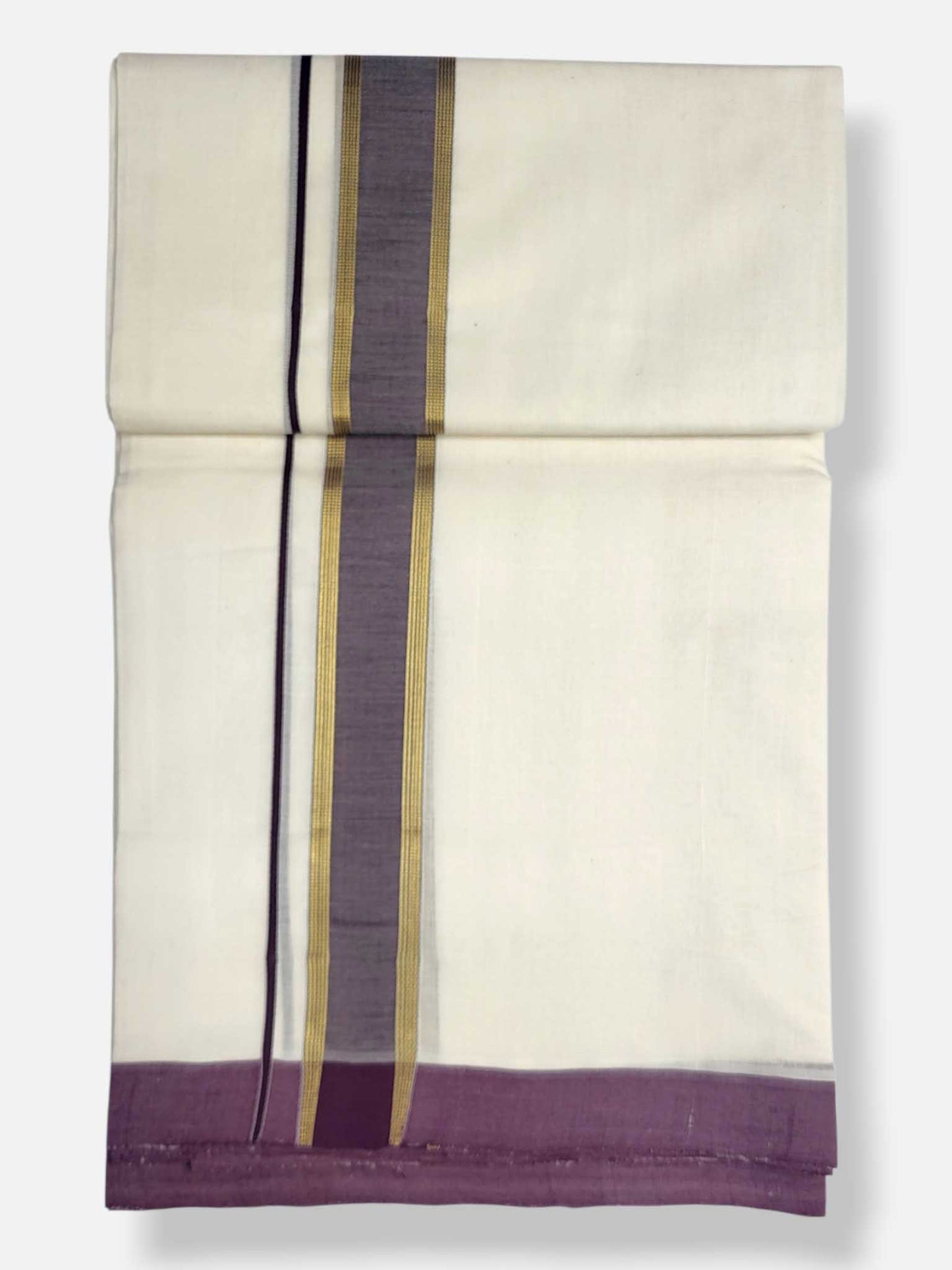 Kerala Premium Balaramapuram Handloom Dhoti/Mundu for Men