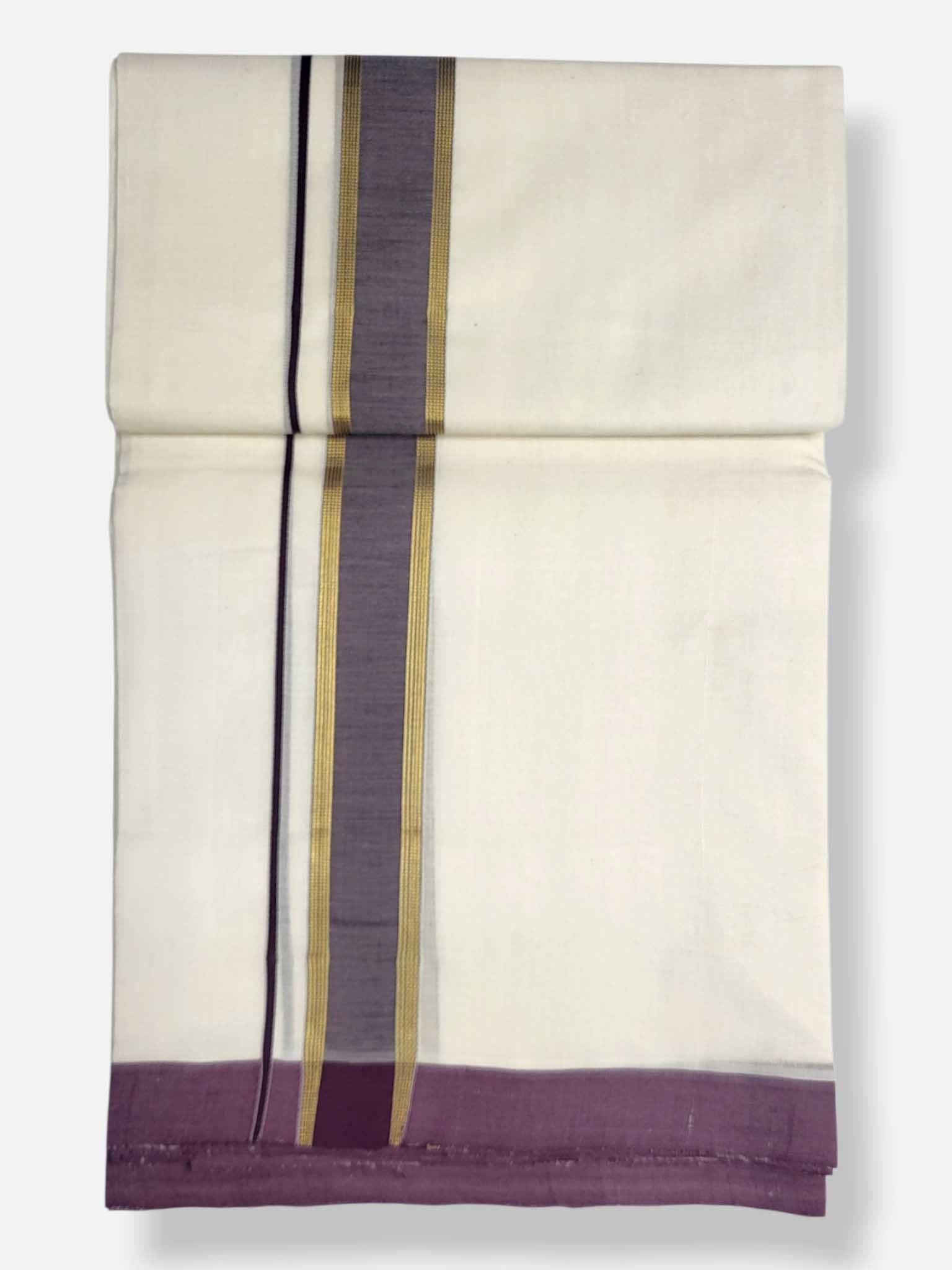 Kerala Premium Balaramapuram Handloom Dhoti/Mundu for Men