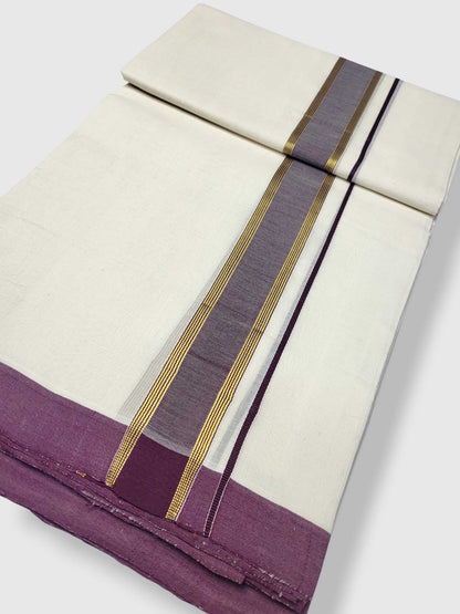 Kerala Premium Balaramapuram Handloom Dhoti/Mundu for Men