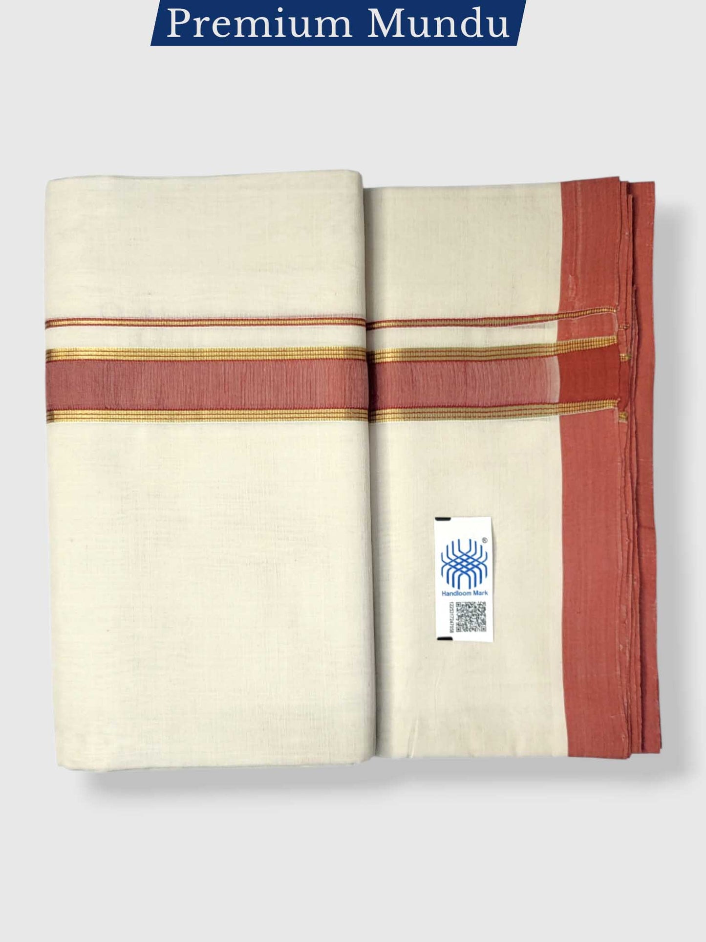 Kerala Premium Balaramapuram Handloom Dhoti/Mundu for Men