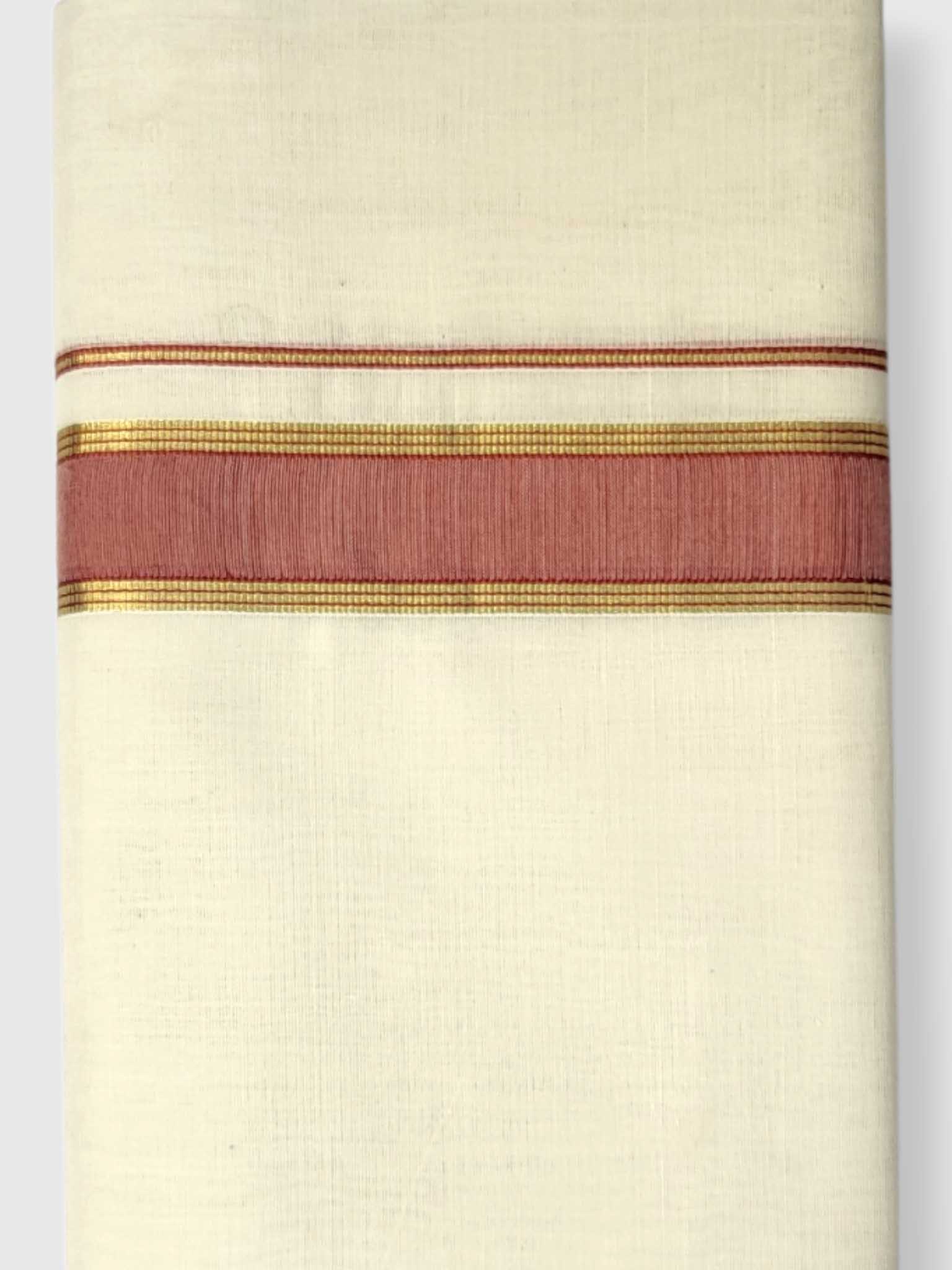 Kerala Premium Balaramapuram Handloom Dhoti/Mundu for Men