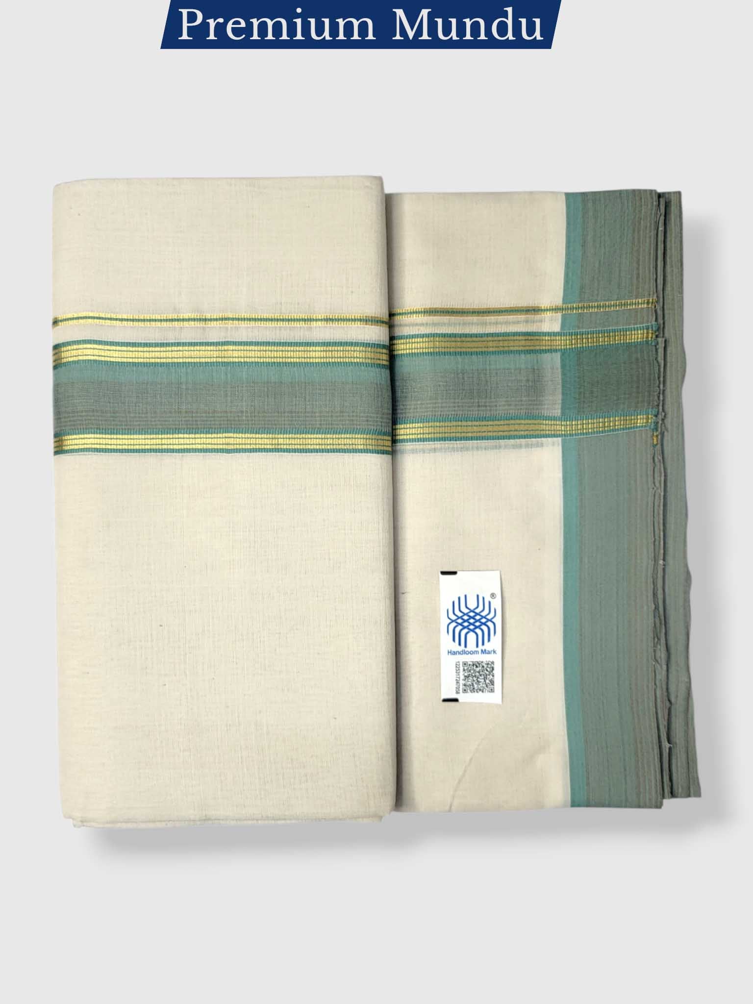 Kerala Premium Balaramapuram Handloom Dhoti/Mundu for Men