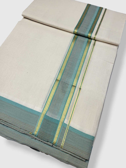 Kerala Premium Balaramapuram Handloom Dhoti/Mundu for Men