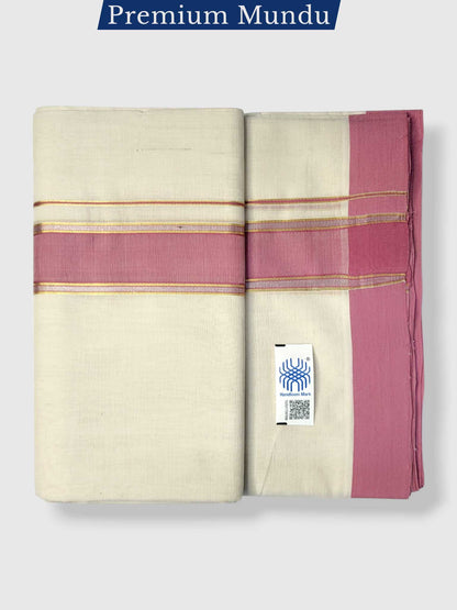 Kerala Premium Balaramapuram Handloom Dhoti/Mundu for Men
