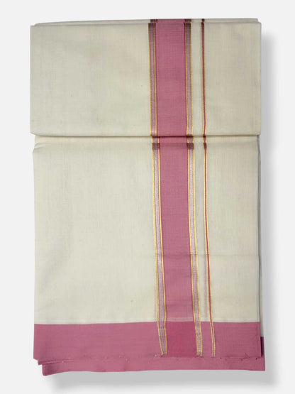 Kerala Premium Balaramapuram Handloom Dhoti/Mundu for Men
