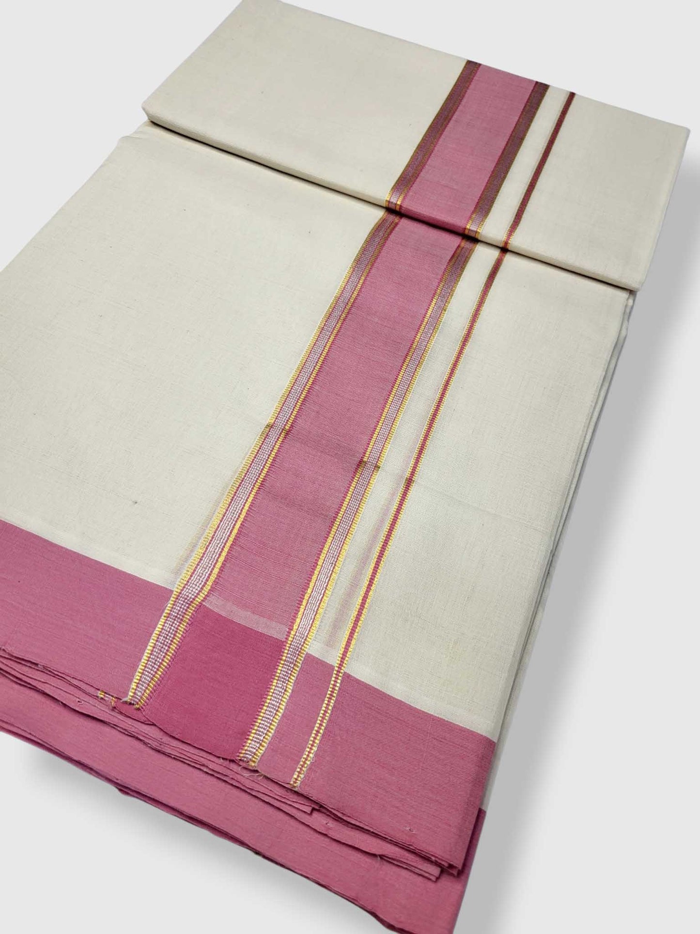 Kerala Premium Balaramapuram Handloom Dhoti/Mundu for Men
