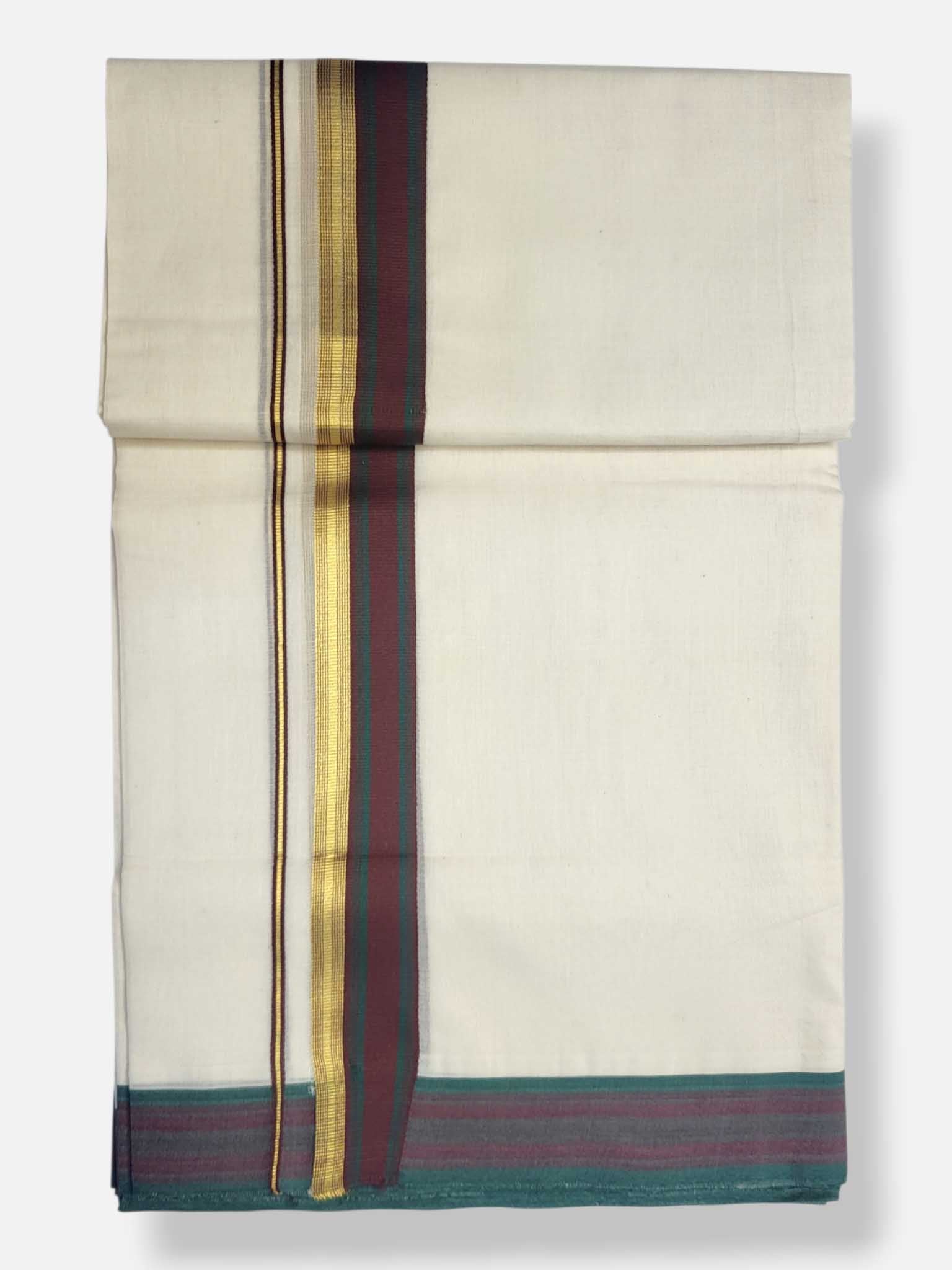 Kerala Premium Balaramapuram Handloom Dhoti/Mundu for Men