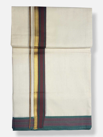 Kerala Premium Balaramapuram Handloom Dhoti/Mundu for Men