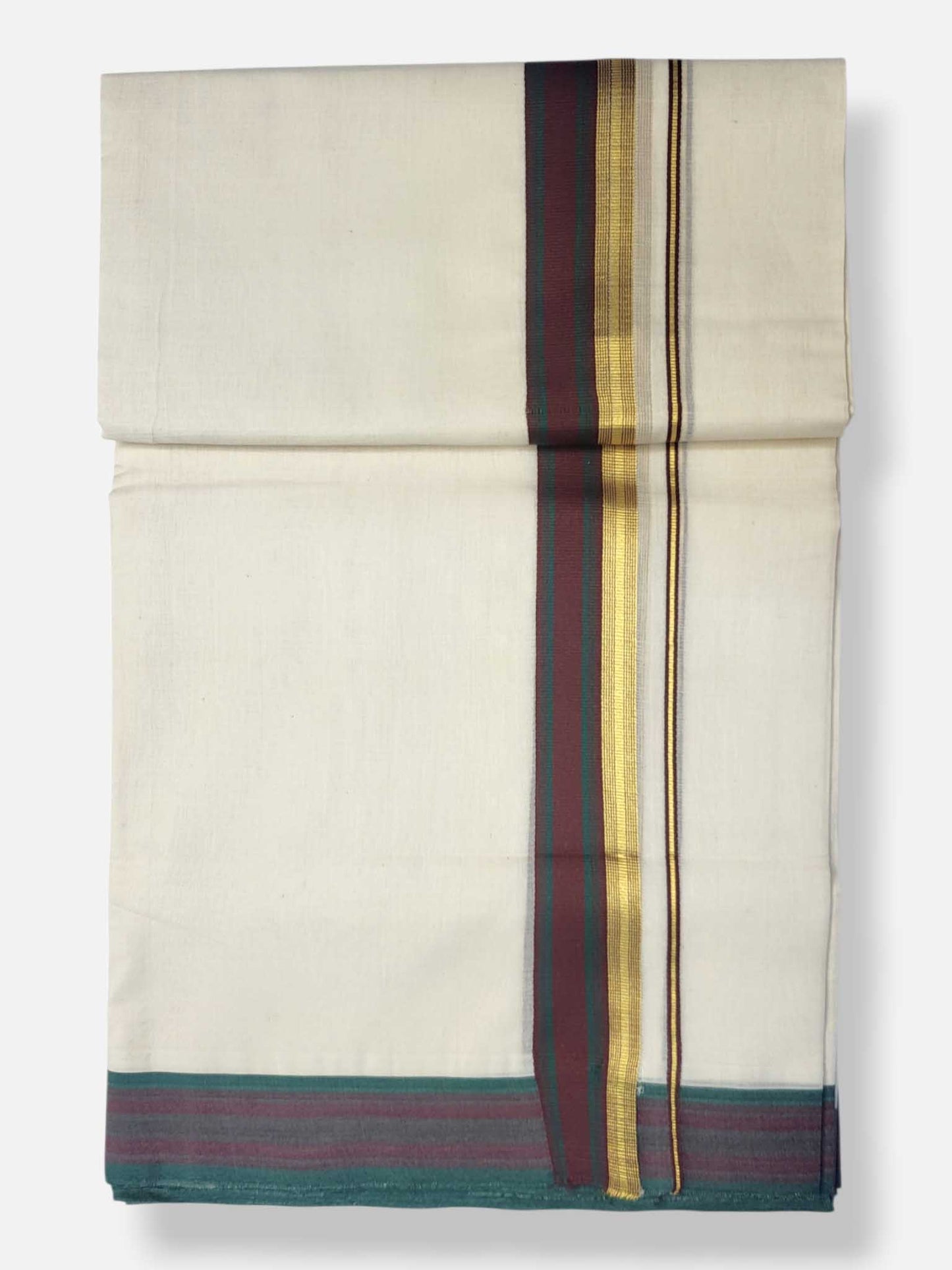 Kerala Premium Balaramapuram Handloom Dhoti/Mundu for Men
