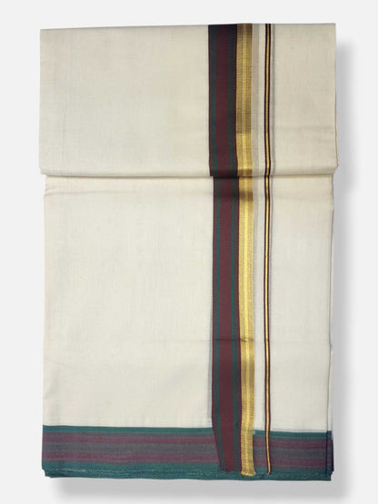 Kerala Premium Balaramapuram Handloom Dhoti/Mundu for Men