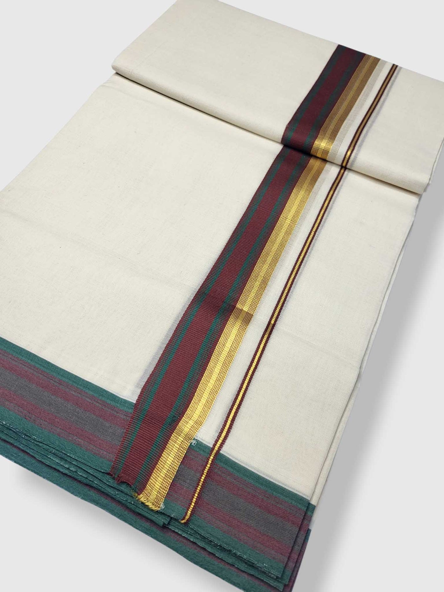 Kerala Premium Balaramapuram Handloom Dhoti/Mundu for Men
