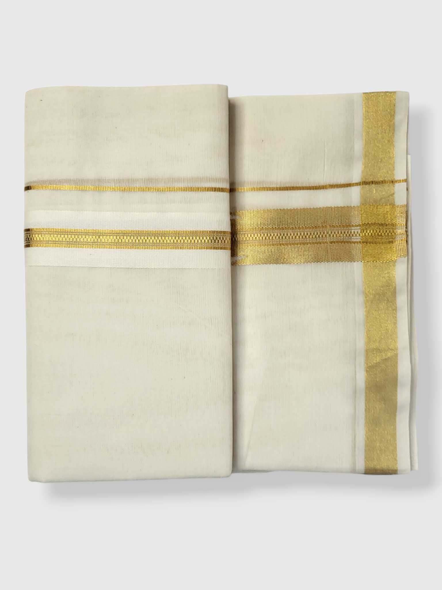 Kerala Kasavu Mundu for Men