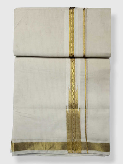 Kerala Kasavu Mundu for Men