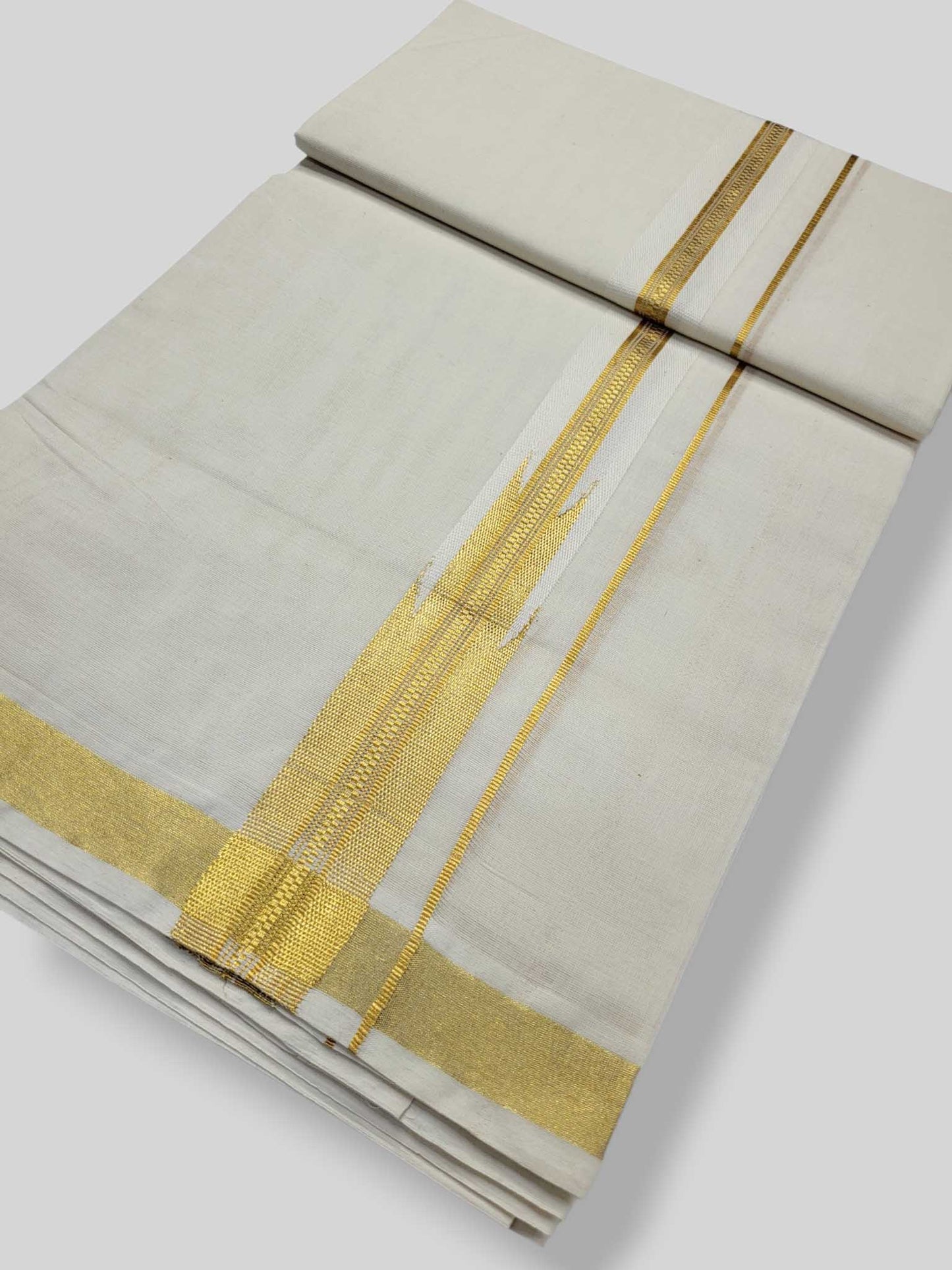 Kerala Kasavu Mundu for Men