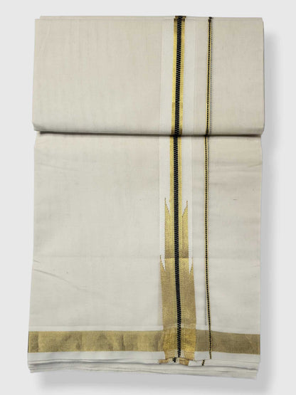 Kerala Kasavu Mundu for Men