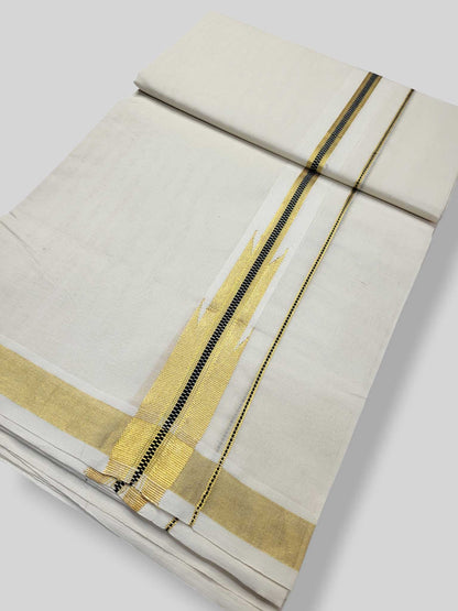 Kerala Kasavu Mundu for Men