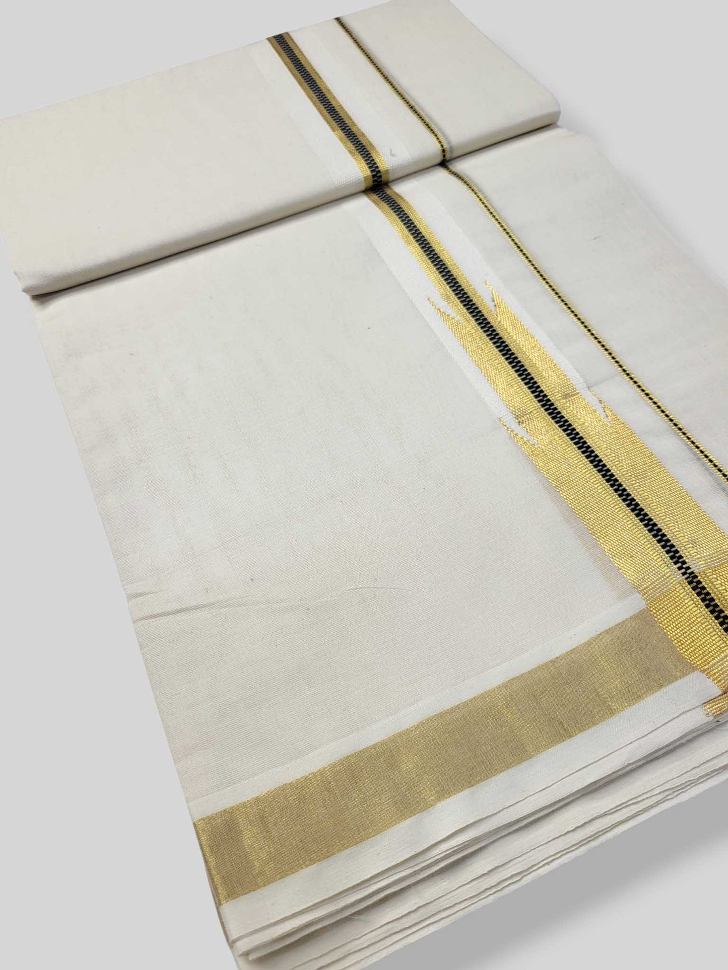 Kerala Kasavu Mundu for Men
