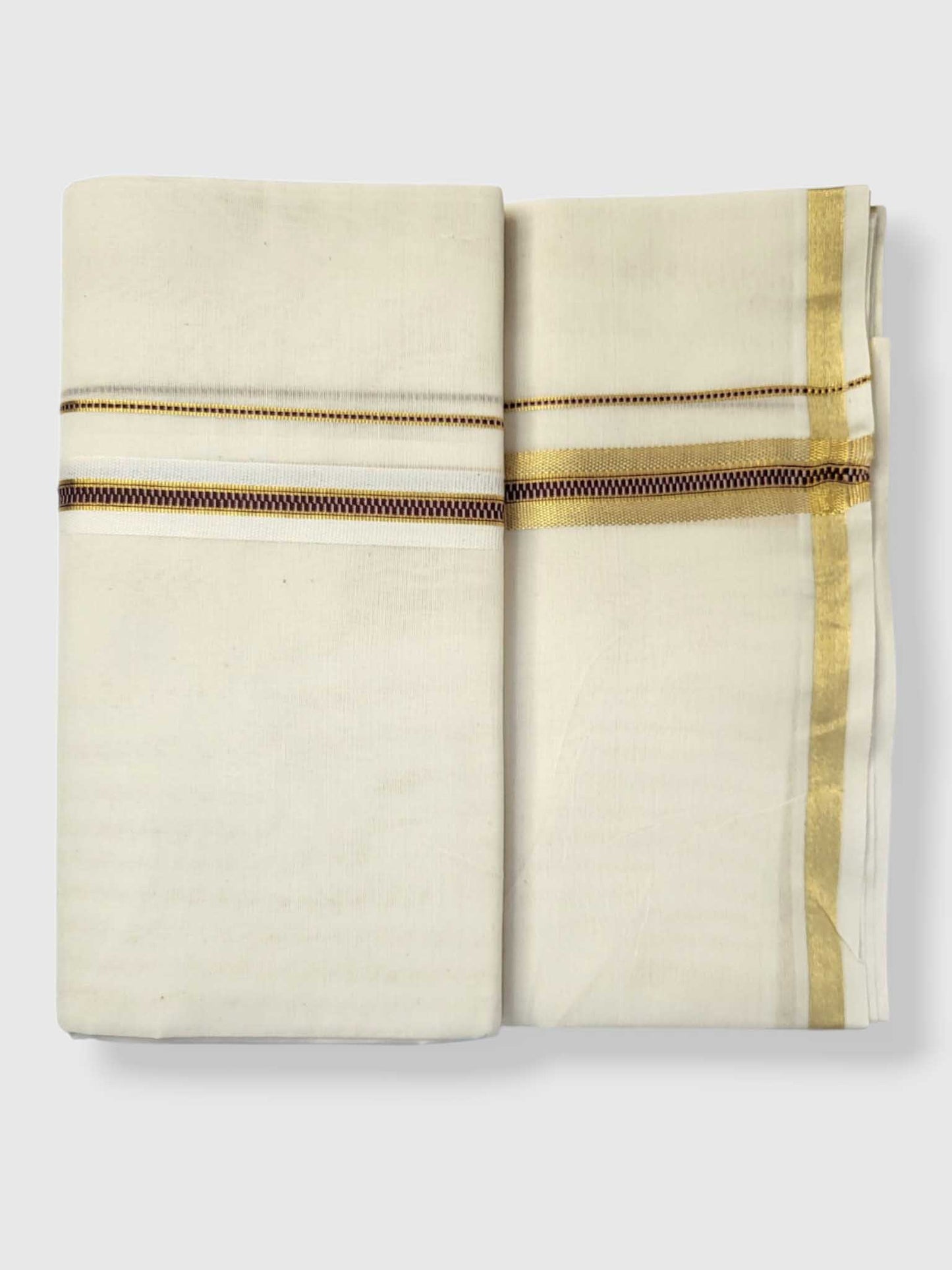 Kerala Kasavu Mundu for Men