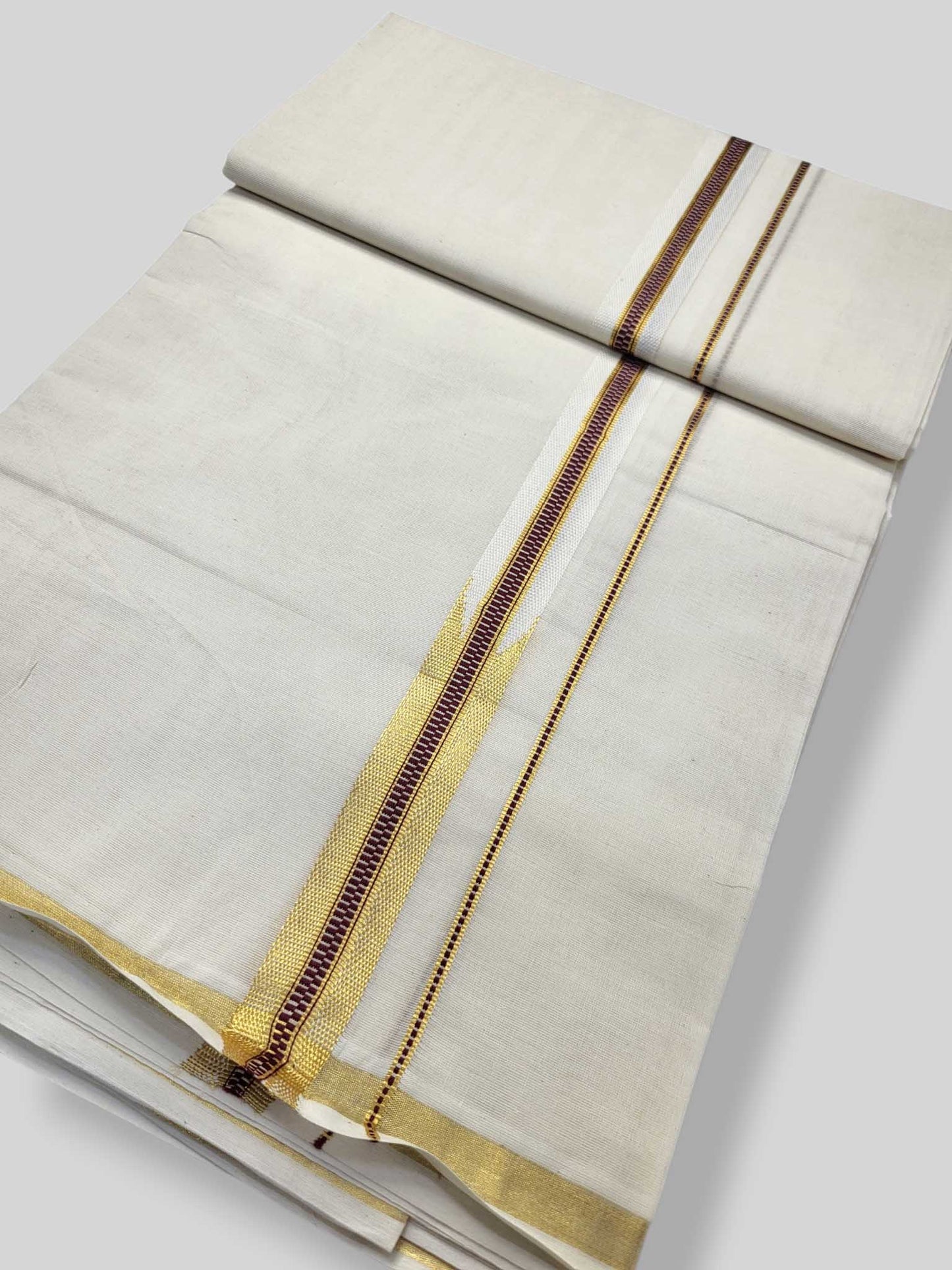 Kerala Kasavu Mundu for Men