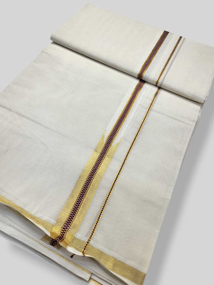 Kerala Kasavu Mundu for Men