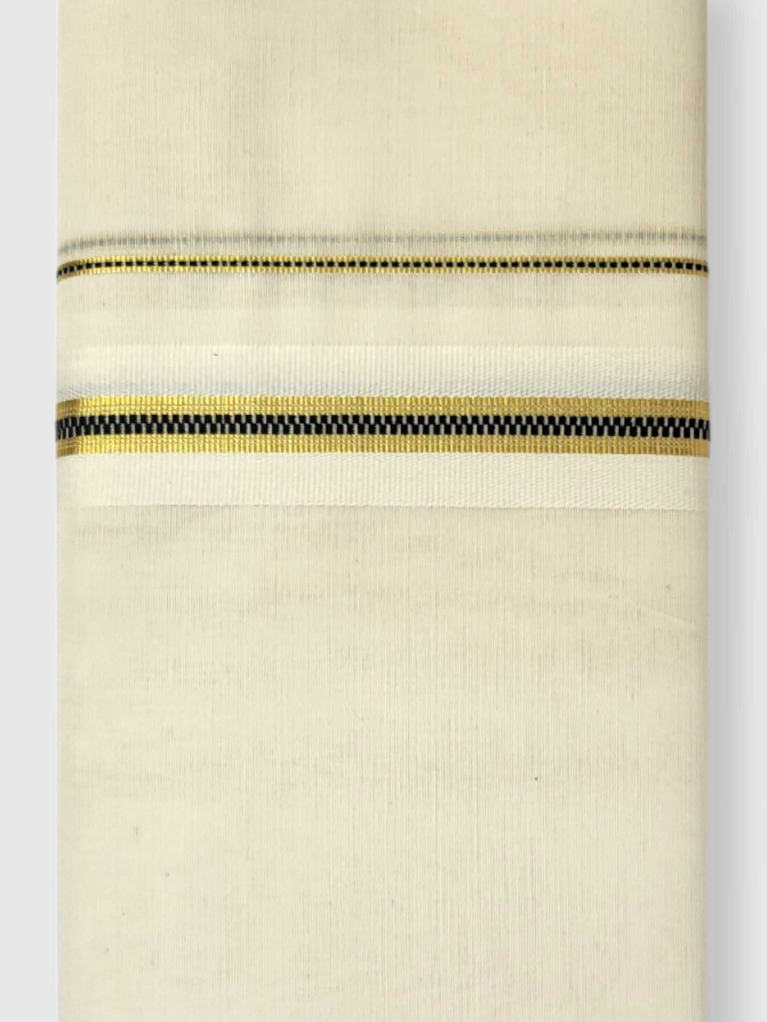 Kerala Kasavu Mundu for Men