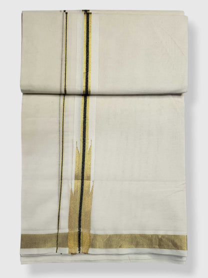 Kerala Kasavu Mundu for Men