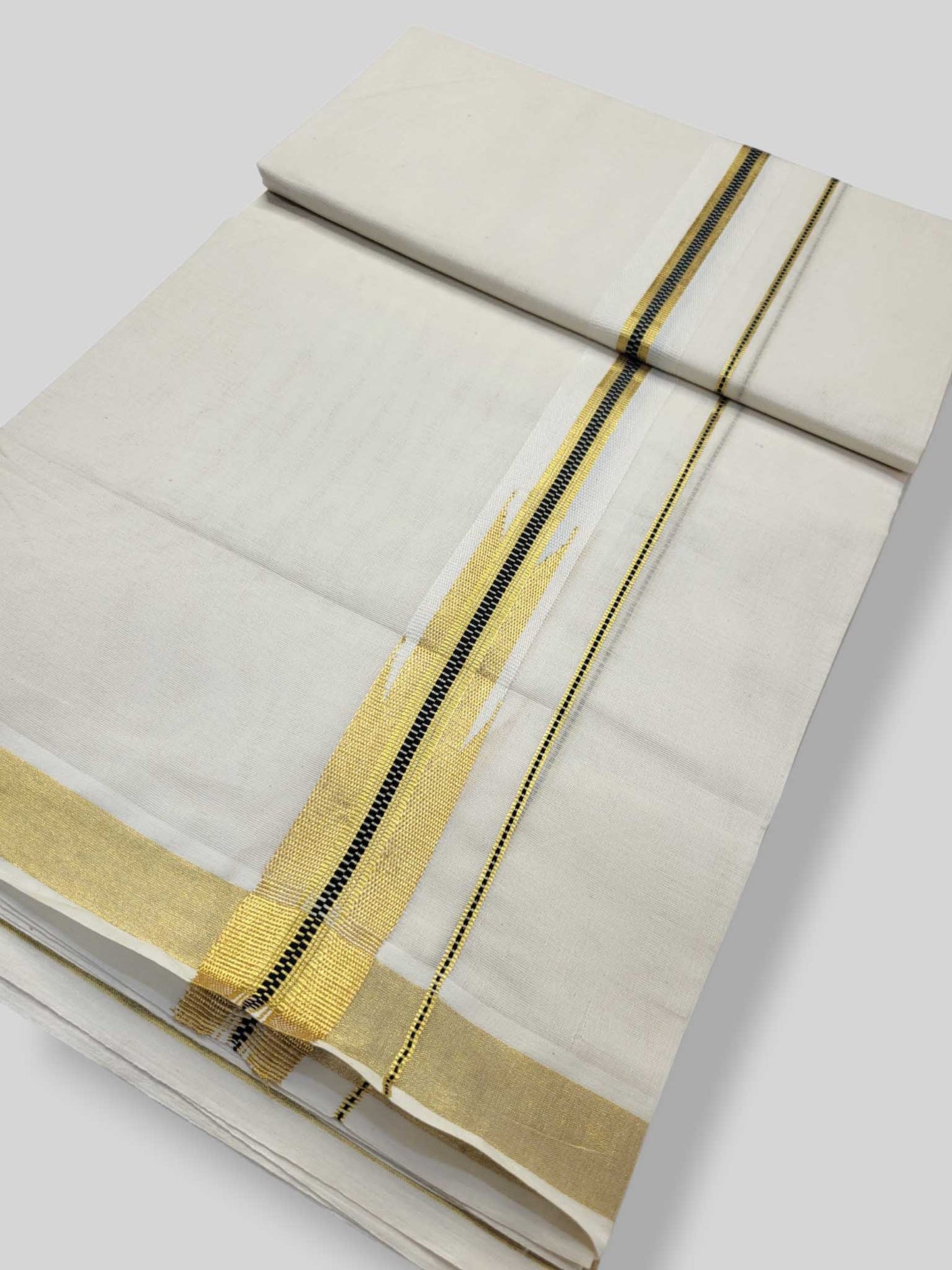 Kerala Kasavu Mundu for Men