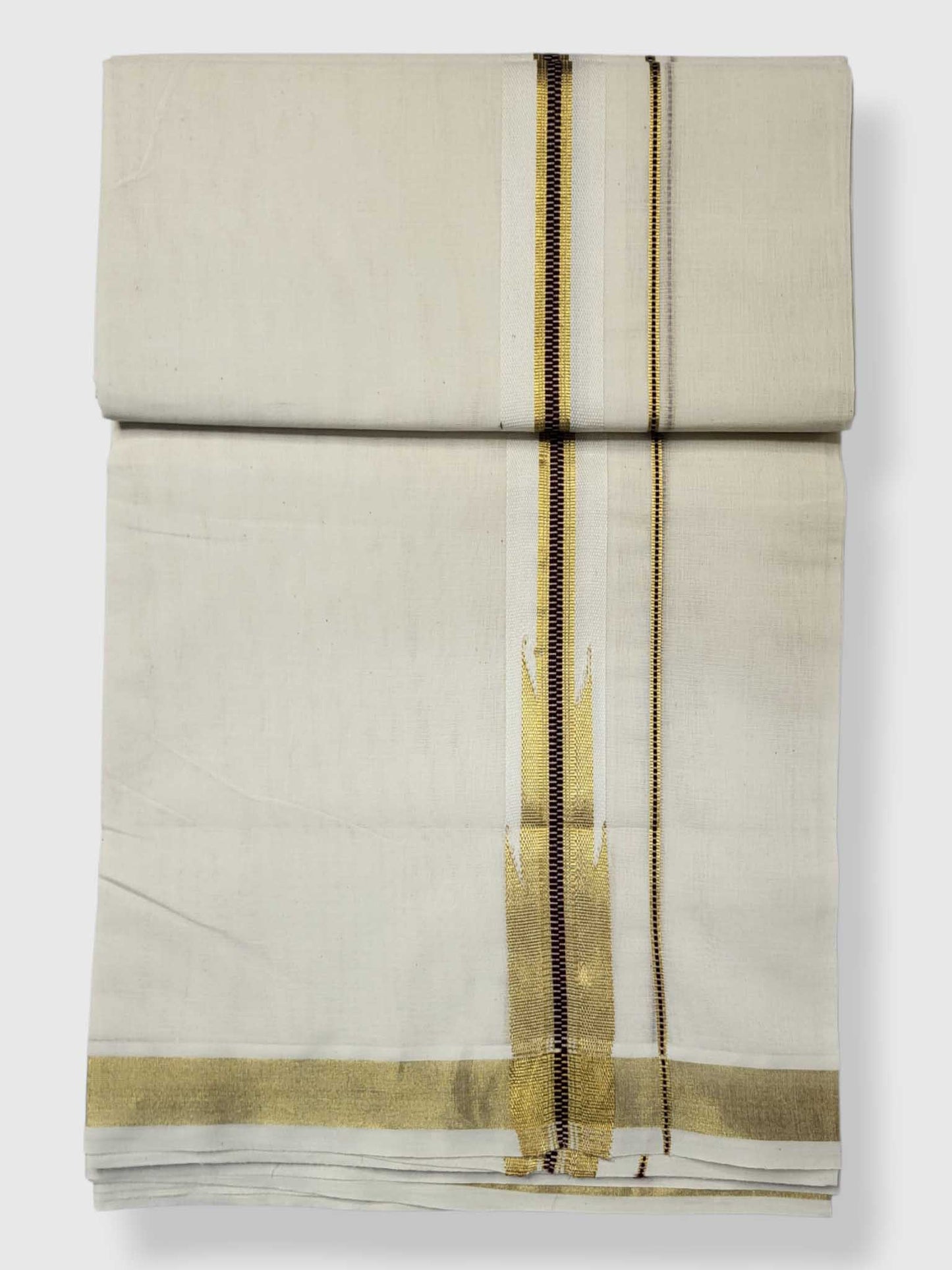 Kerala Kasavu Mundu for Men