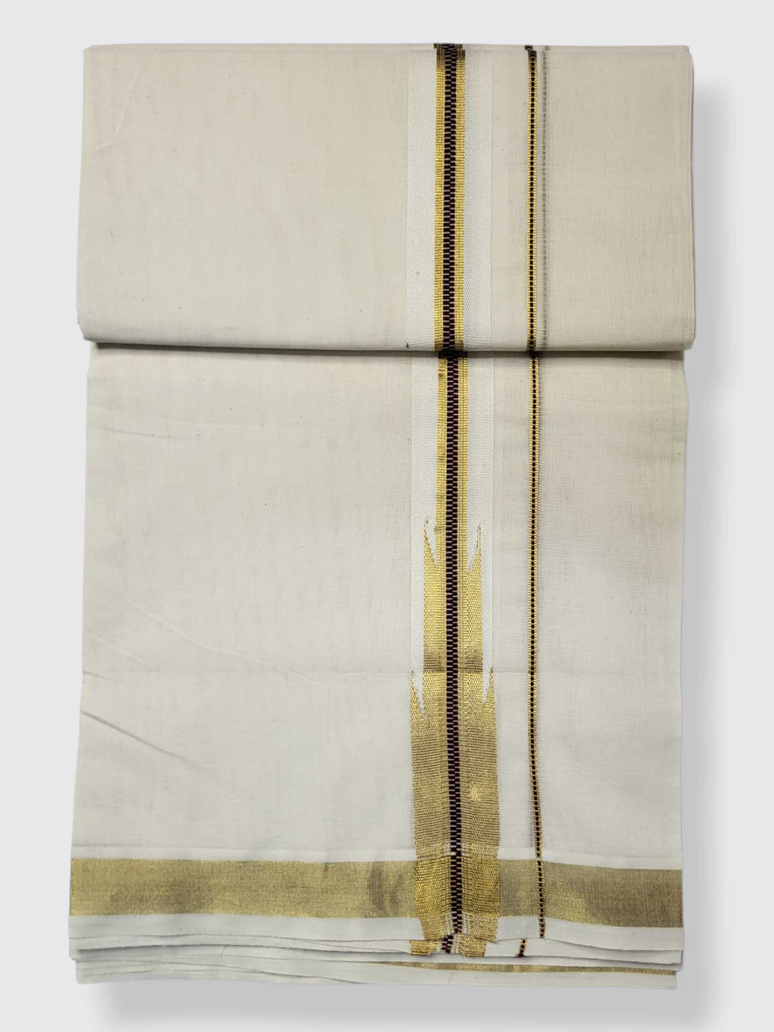 Kerala Kasavu Mundu for Men