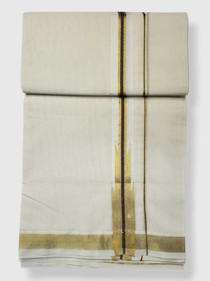 Kerala Kasavu Mundu for Men