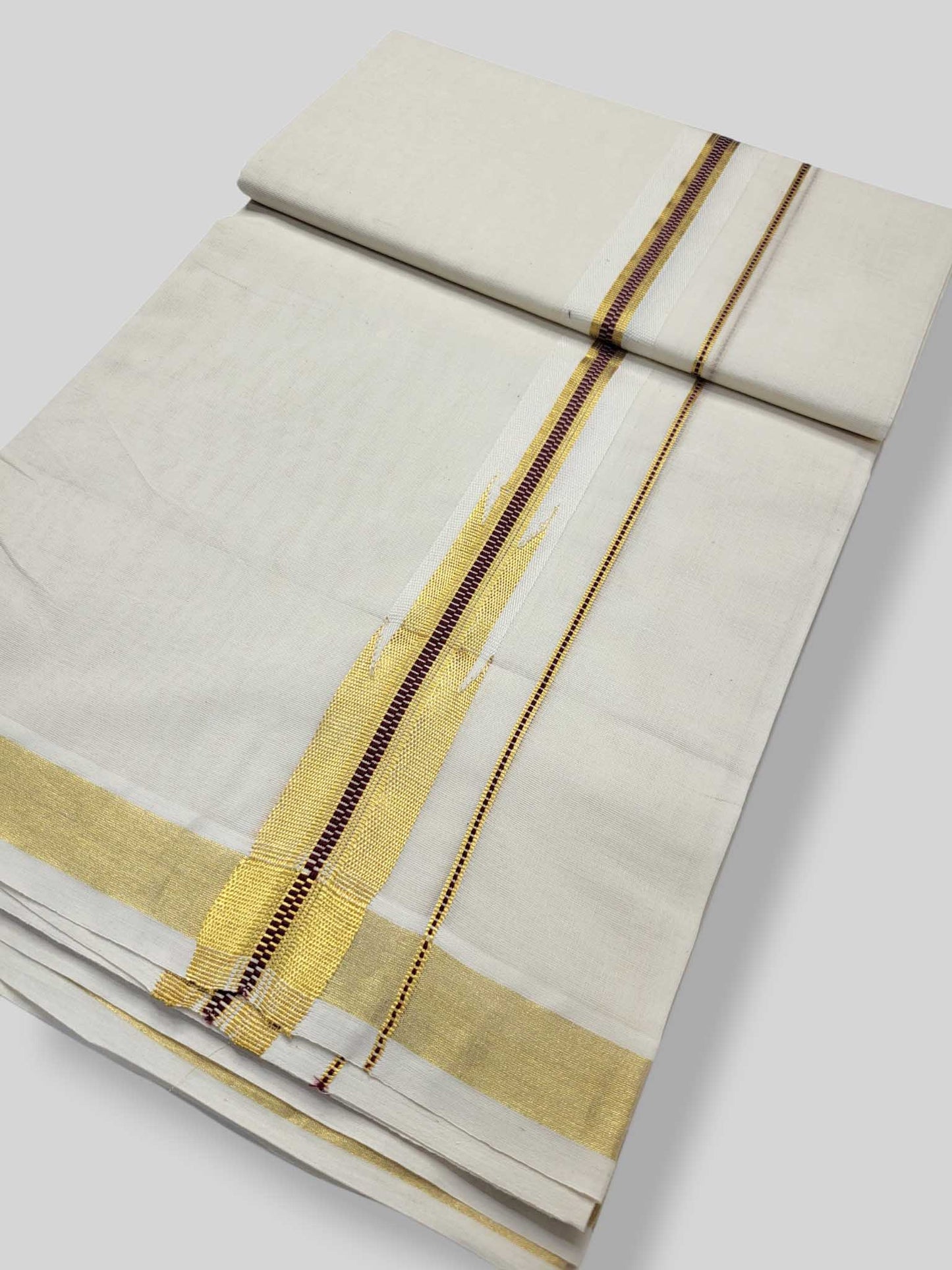 Kerala Kasavu Mundu for Men